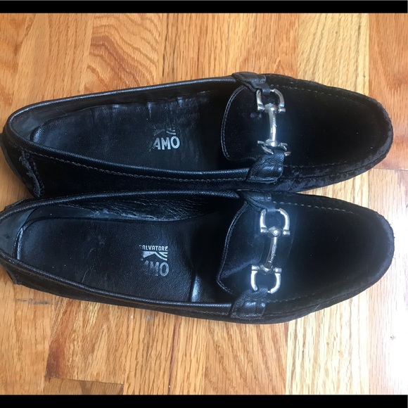Authentic Ferragamo Swede Loafers - Picture 9 of 16